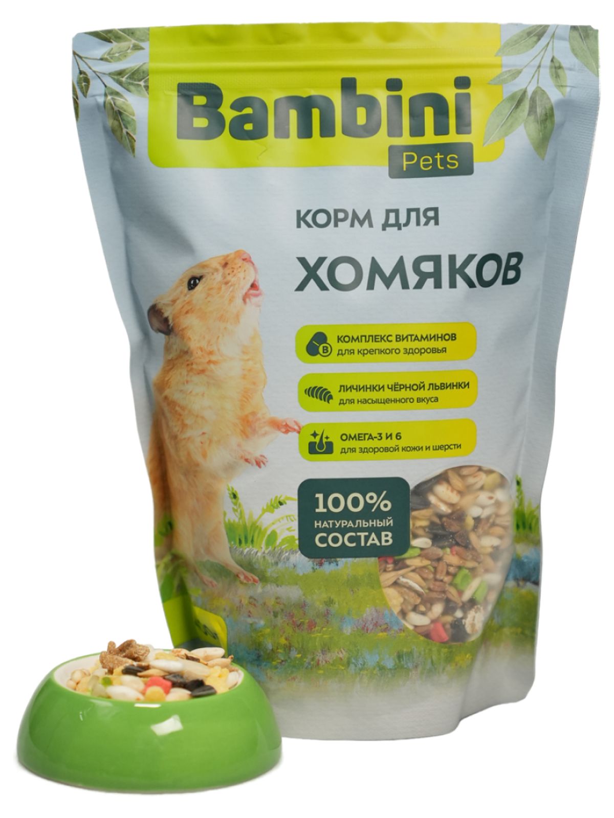 Корм Bambini Pets для хомяков, 400 г