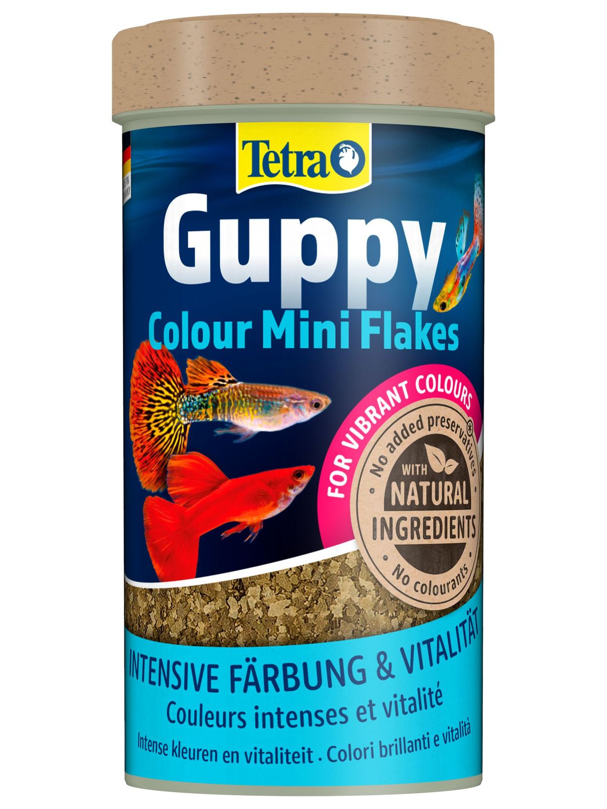 TetraGuppy Colour корм для гуппи для улучшения окраса 250 мл