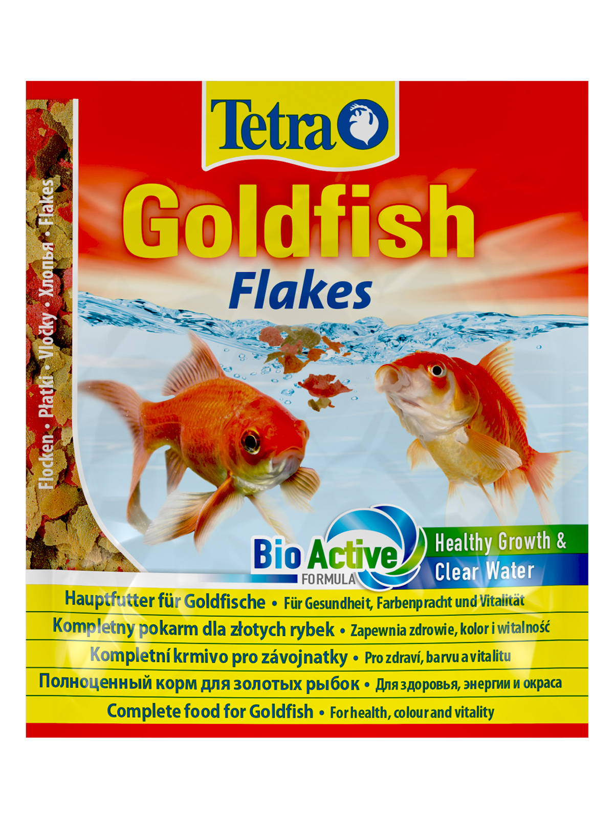 TetraGoldfish корм в хлопьях для всех видов золотых рыбок 12 г (sachet)