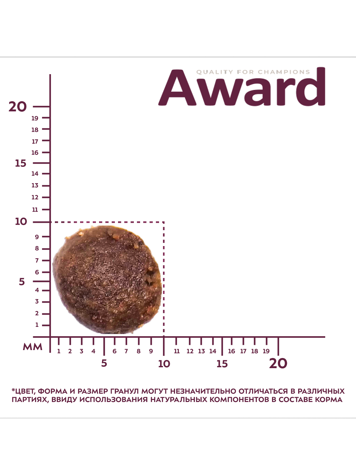 Сухой корм AWARD для щенков от 1 мес, беременных и кормящих сук средних пород с индейкой и курицей с добавлением моркови и черной смородины 12кг 4630147175673