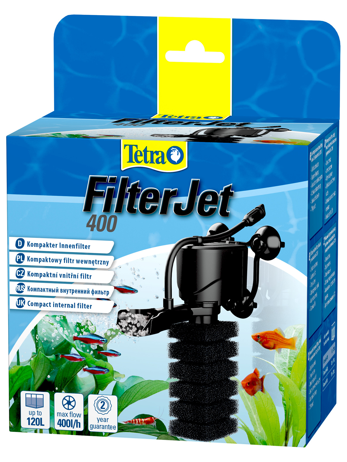 Tetra FilterJet 400 внутренний фильтр для аквариумов объемом 50 – 120 л