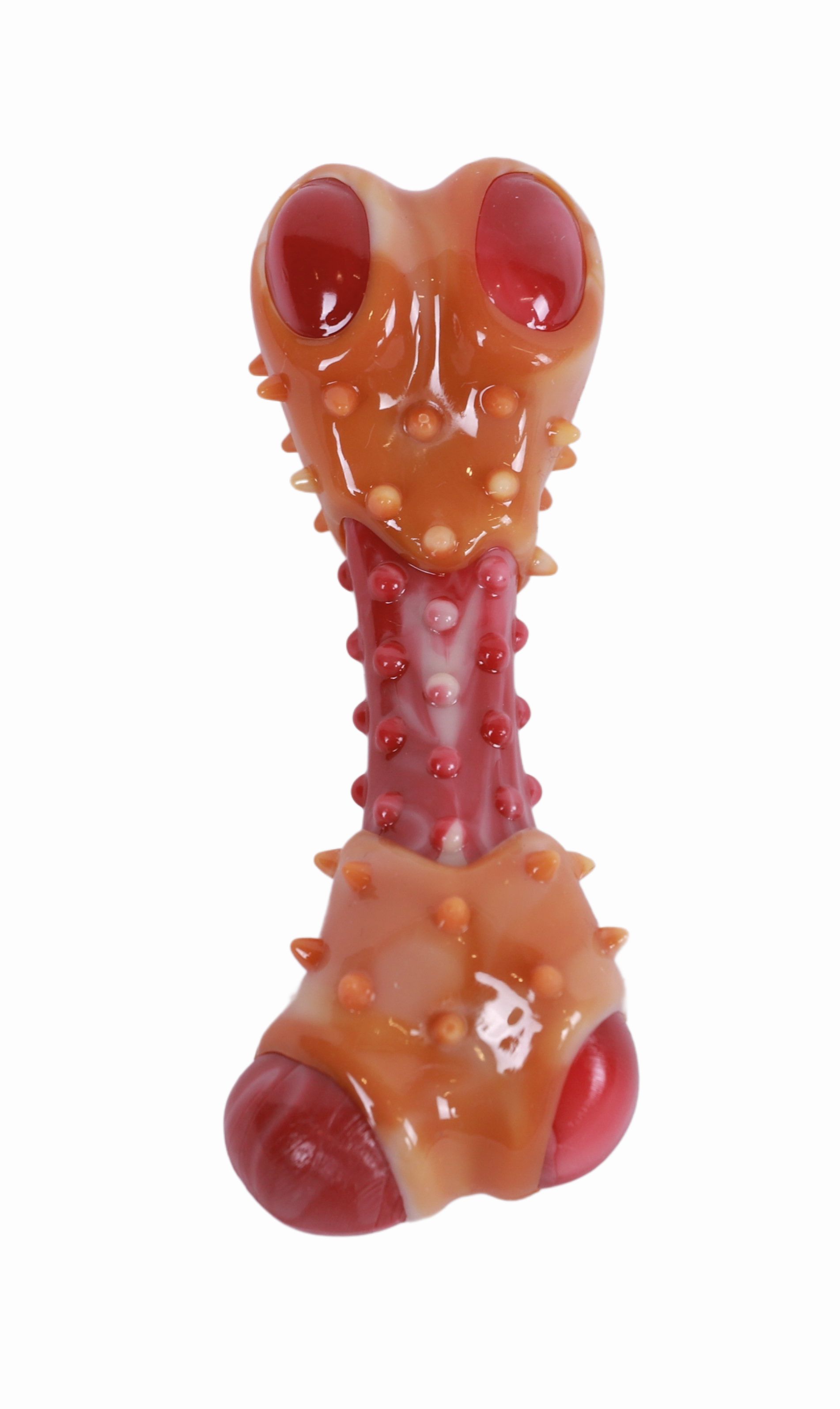 Игрушка для собак Карнивор кость, вкус бекона, красная 11.7 x 4.7 x 4 см MPets 10661499