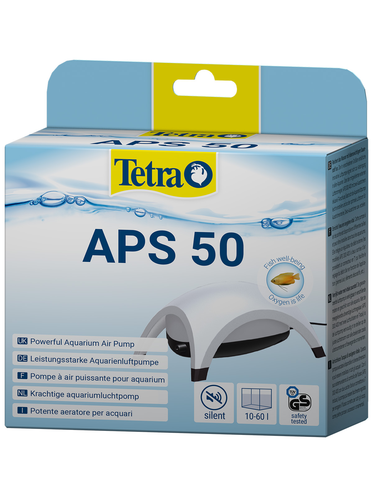 Tetra AРS 50 компрессор для аквариумов 10-60 л белый
