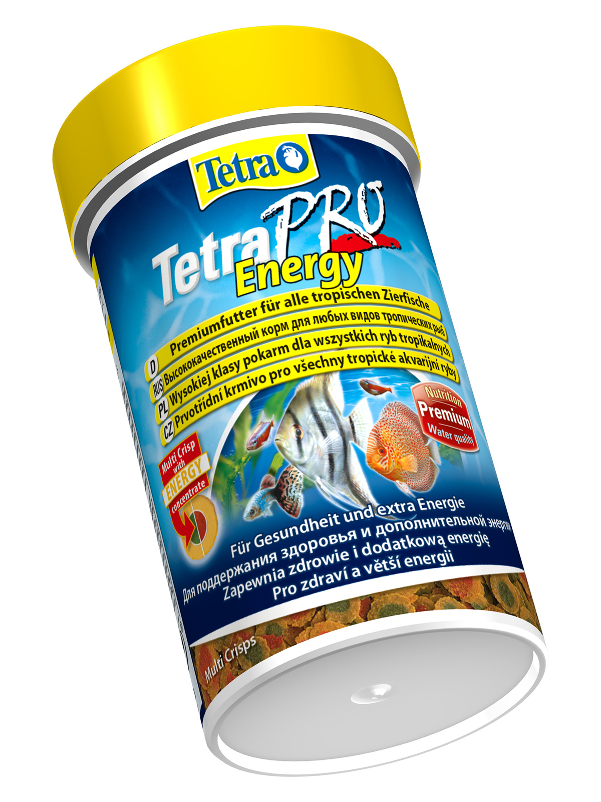 TetraPro Energy Crisps корм-чипсы для всех видов рыб для дополнительной энергии 100 мл