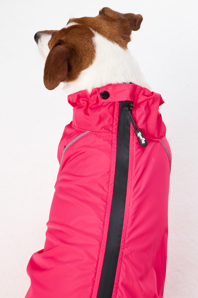 Дождевик LionPets ДЖЕК РАССЕЛ LPK-9225-58 на девочку Цвет: Розовый (девочка (спинка 38 см, обхват шеи 31-42, обхват груди 50-56))