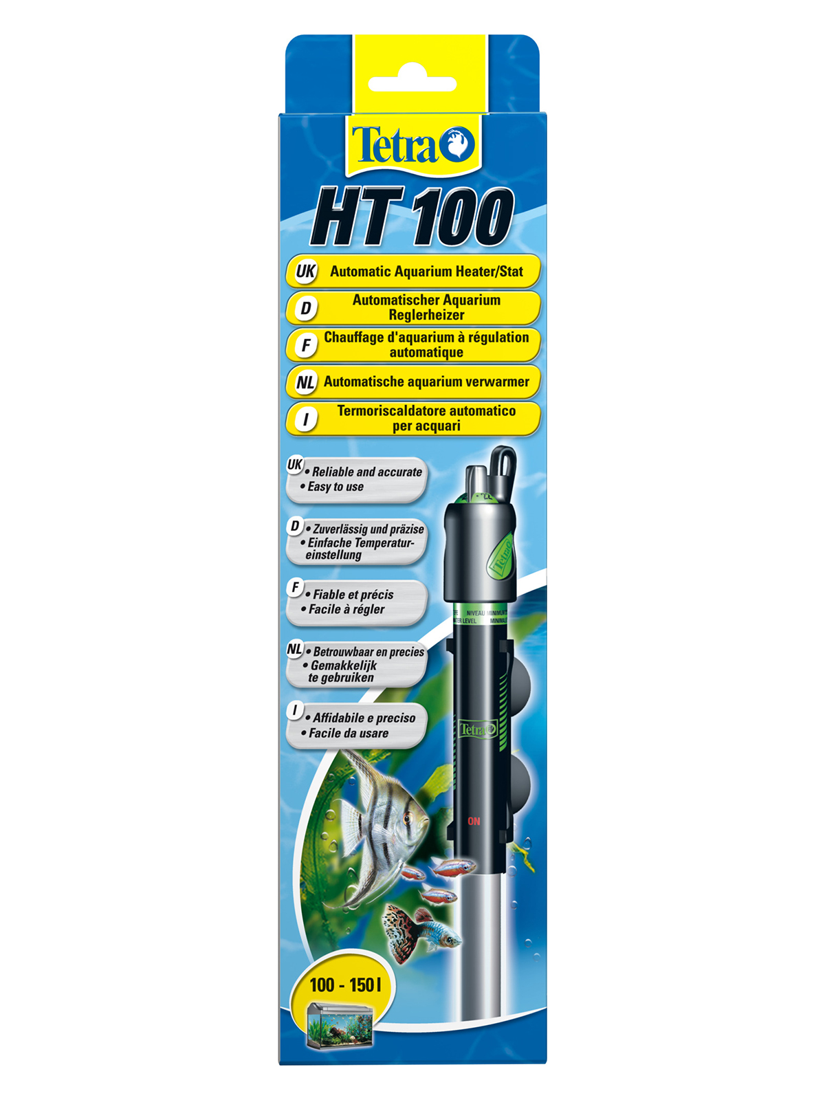 Tetra HT 100 терморегулятор 100Bт для аквариумов 100-150 л