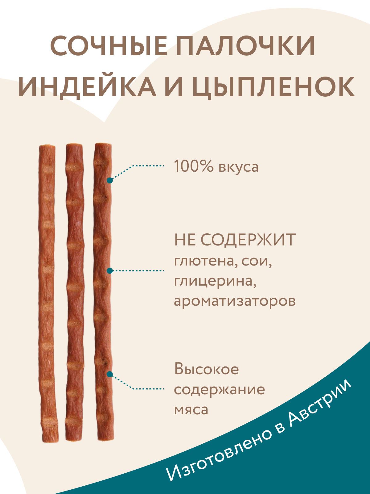 Лакомство Мнямс лакомые палочки 13,5 см для стерилизованных кошек из индейки и цыпленка 10х5 г NEW