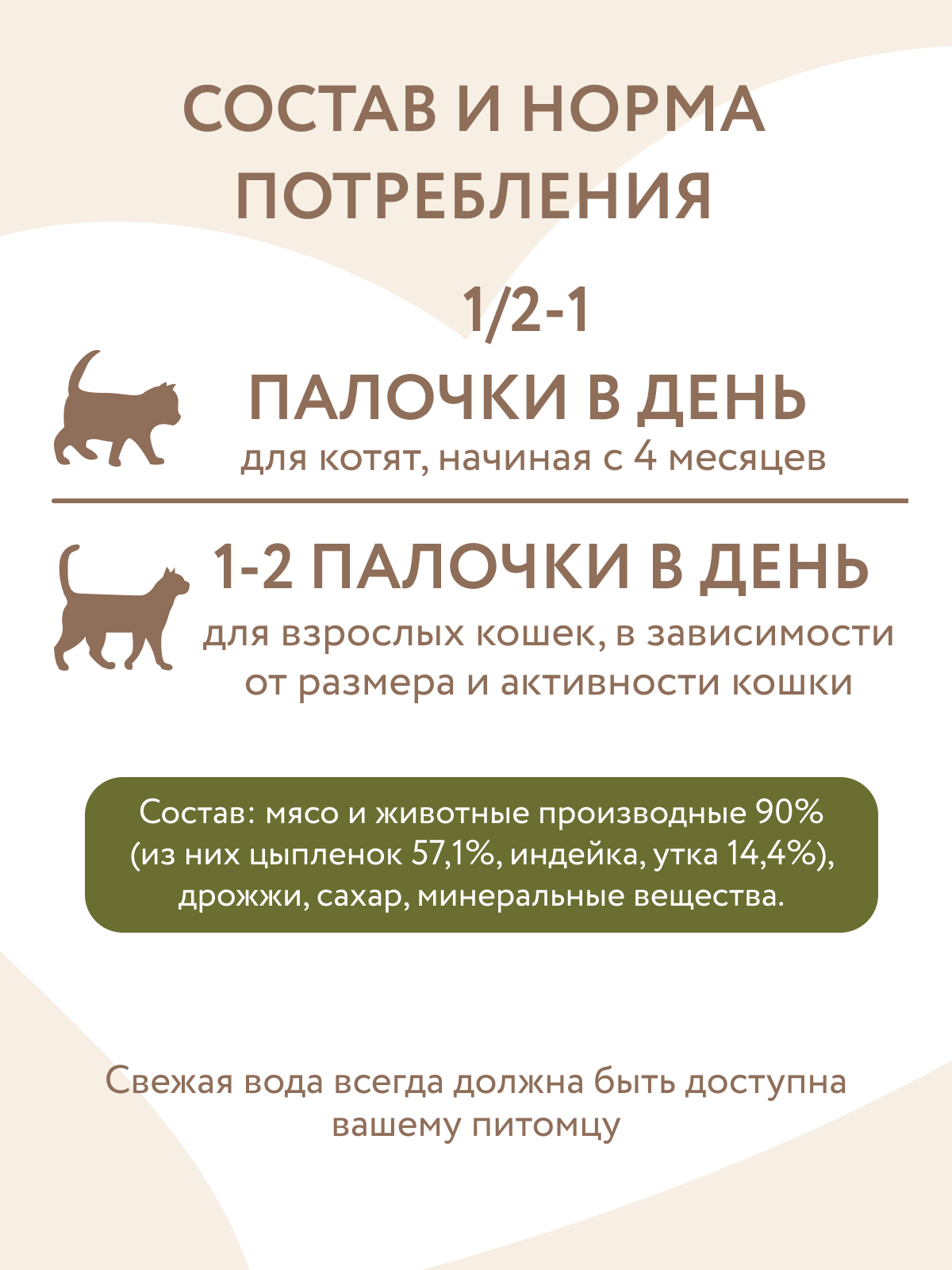 Мнямс Лакомые палочки для кошек с цыпленком и уткой 3х5 г 1 шт 4620756220055
