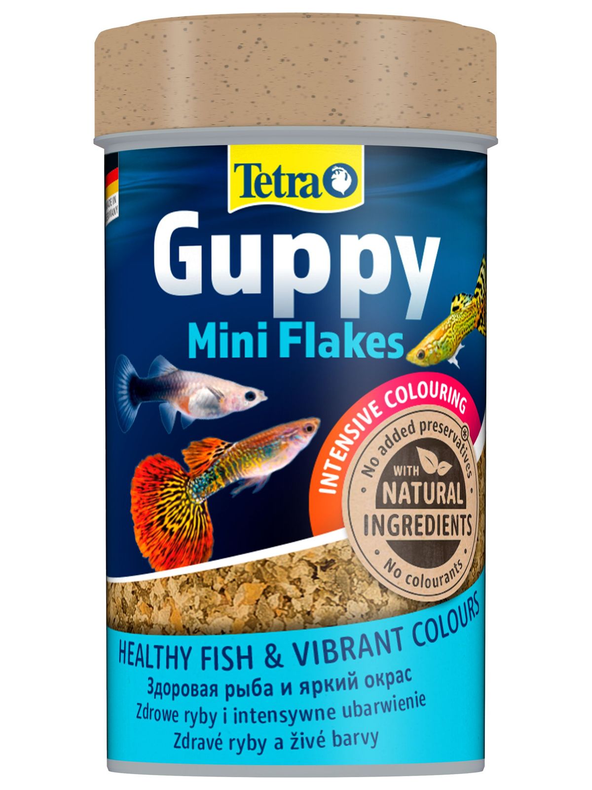 TetraGuppy корм в хлопьях для гуппи 100 мл