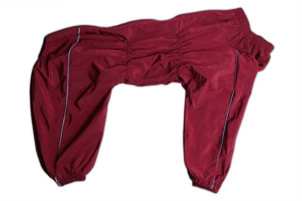 Дождевик для собаки Lion SLM-2126 на девочку, цвет: бордовый (Размер 6 (спинка 80 см, обхват шеи 54-74 см, обхват груди 72-94 см))