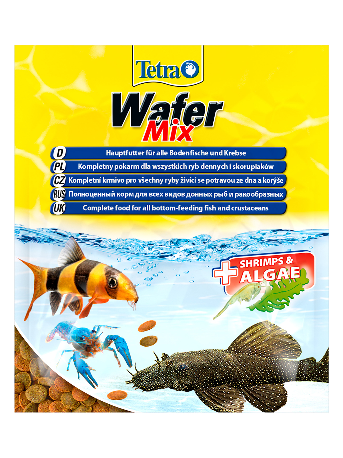 TetraWaferMix корм-чипсы для всех донных рыб 15 г (sachet)