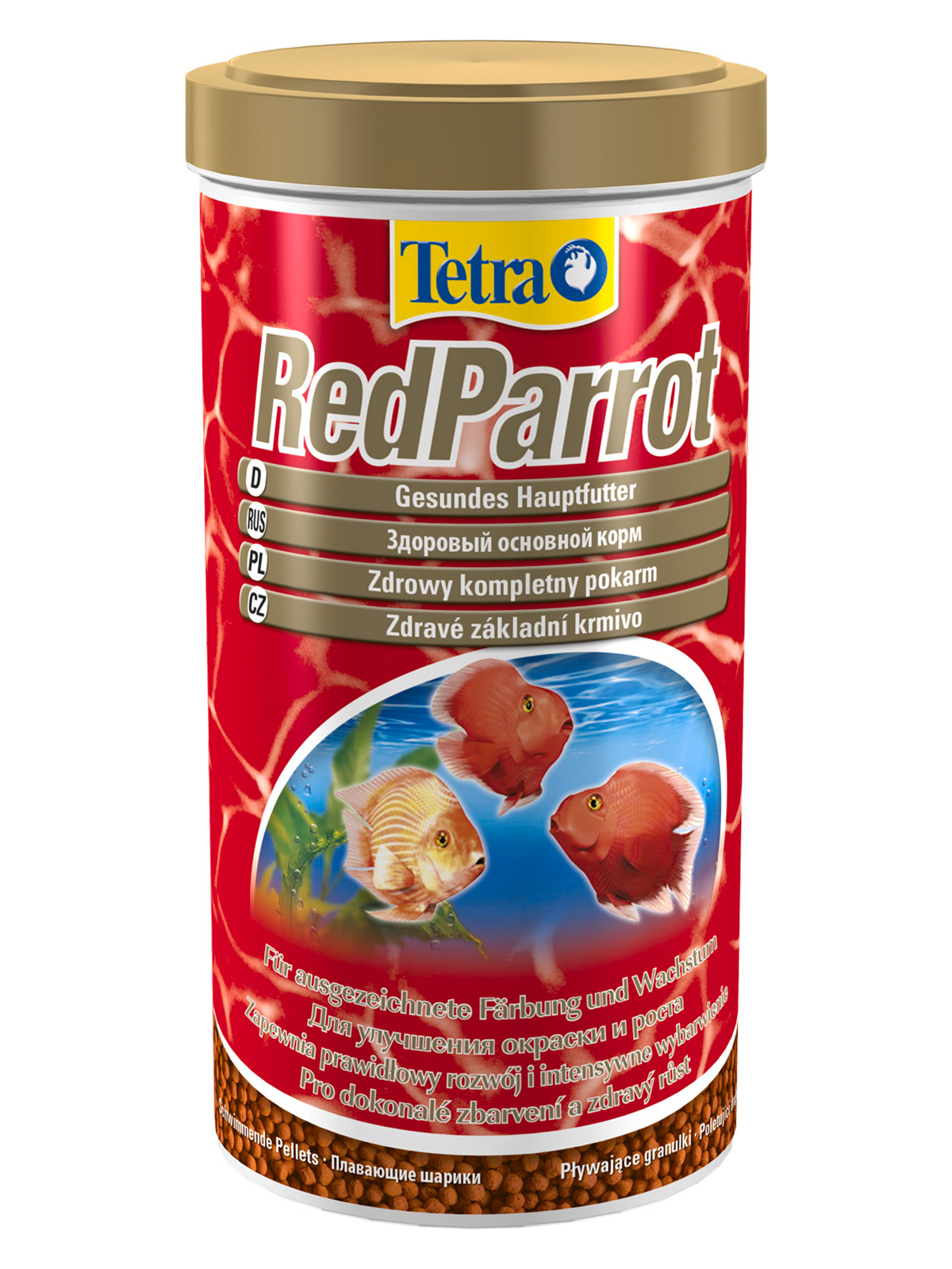 TetraRed Parrot корм для красных попугаев в шариках 1 л