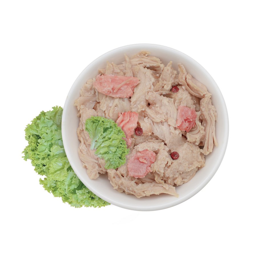 Lucky bits Консервы для кошек,  филе лосося и цыплёнка с клюквой, 100 г