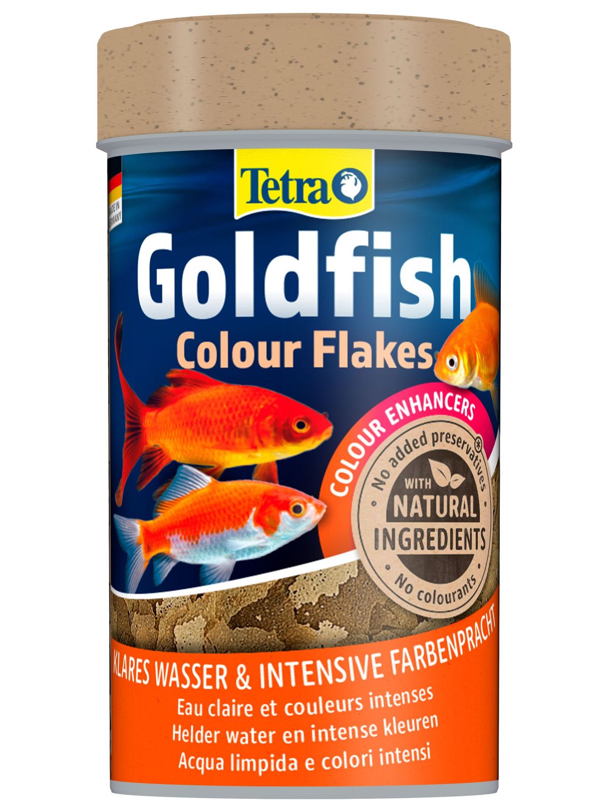 TetraGoldfish Colour корм в хлопьях для улучшения окраса золотых рыб 100 мл
