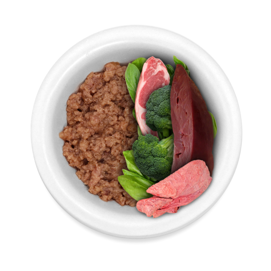 Консервы для собак всех пород с 6 мес. Lucky bits ягненок с брокколи и шпинатом, 400 г (Лаки битс)