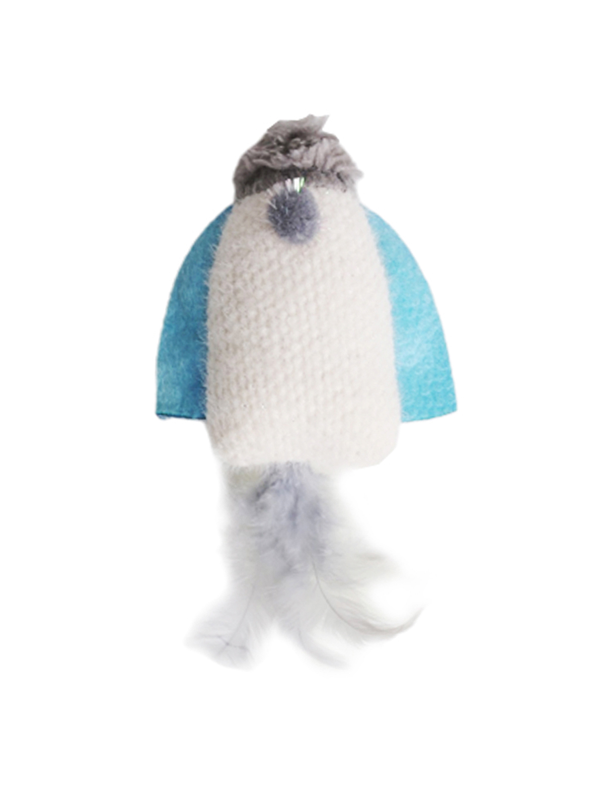 MPG brands Игрушка Petpark для кошек Космический корабль с перьями и кошачьей мятой 20 см