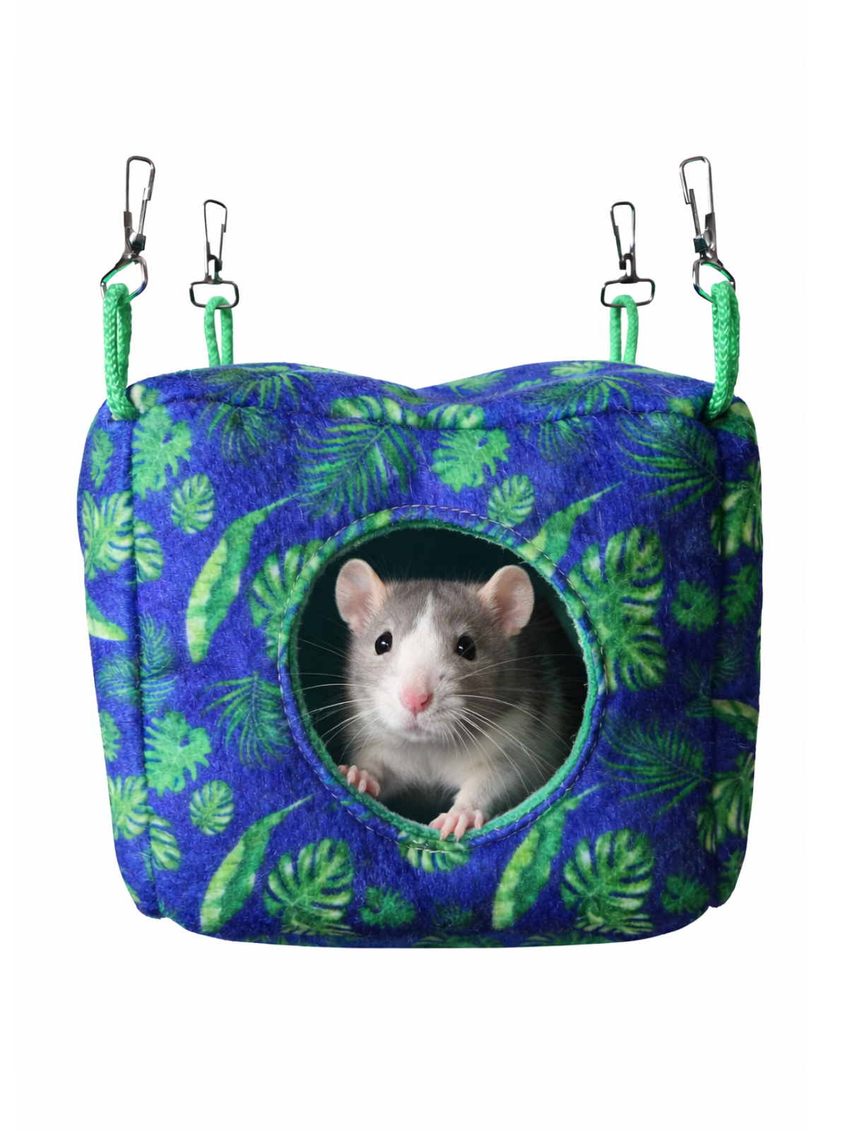 Bambini Pets Домик-гамак подвесной из фетра  «Куб» для грызунов и хорьков 16*16*16 см
