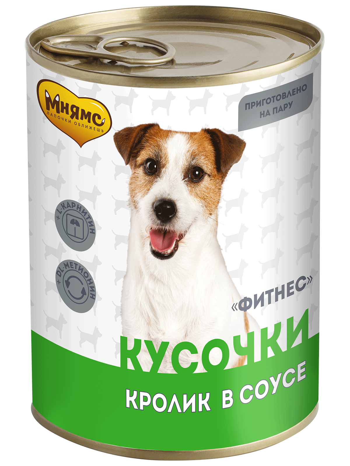 Влажный корм Мнямс На каждый день Кусочки в соусе с кроликом для собак «ФИТНЕС» 400 г