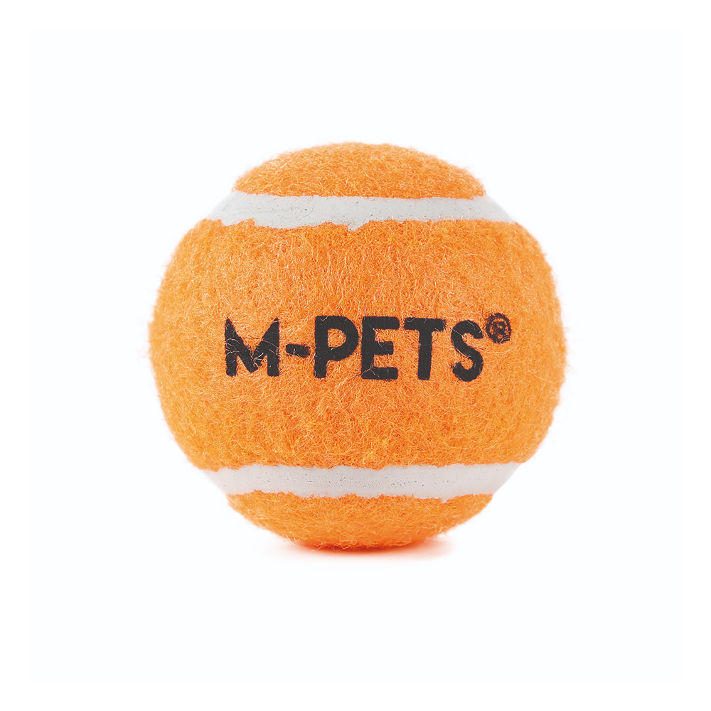 Игрушка для собак HOP теннисный мяч оранжевый 6,4 см упаковка из 3 шт Mpets 10670799