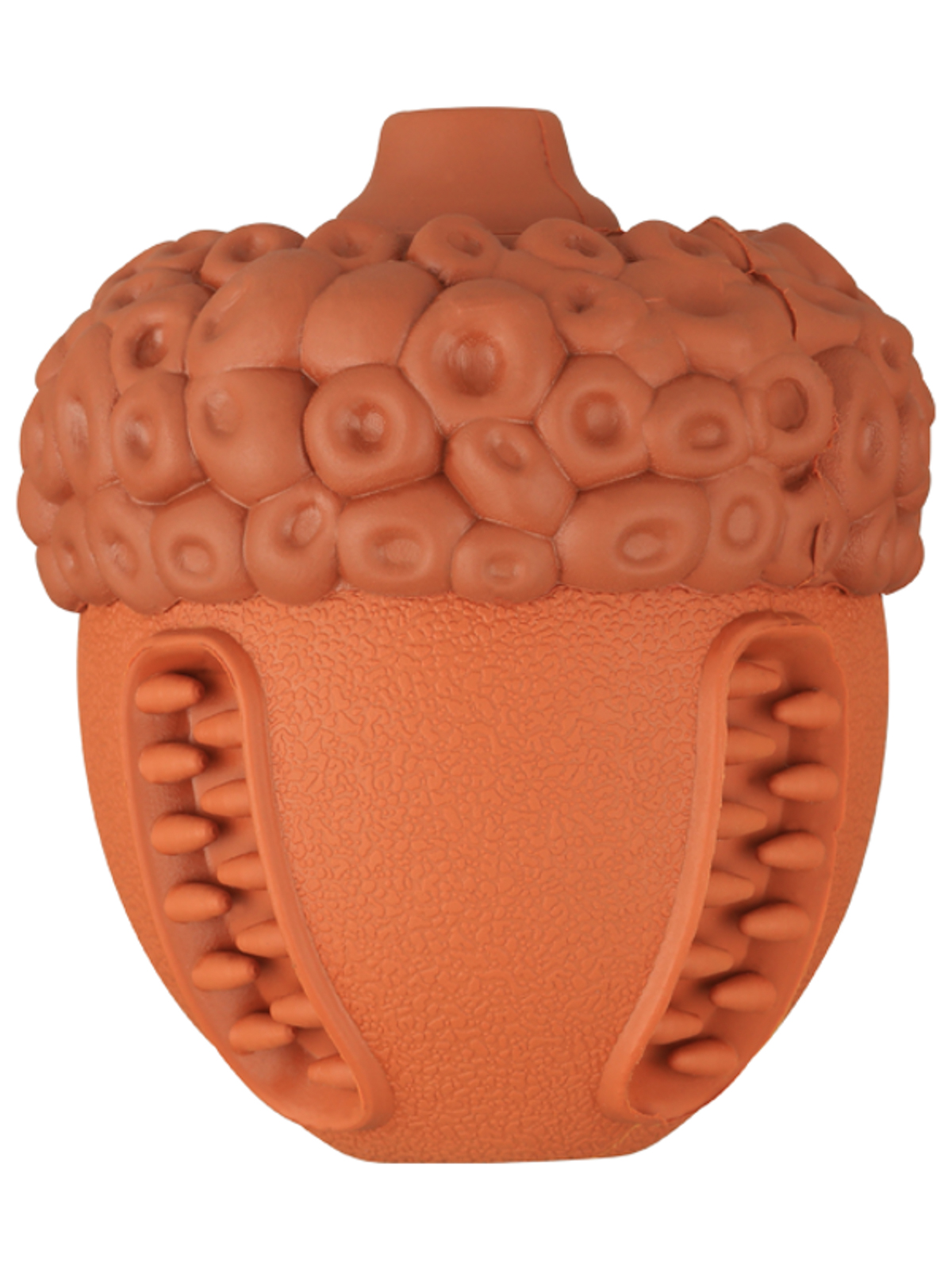 Игрушка Mr.Kranch для собак Орех с пищалкой 8,5*10 см коричневая с ароматом сливок