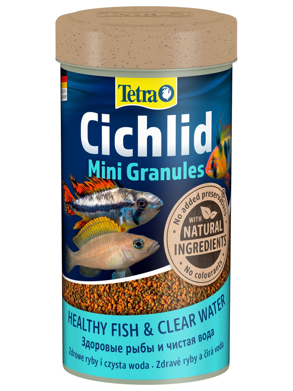 TetraCichlid Mini Granules корм для небольших цихлид в гранулах 250 мл