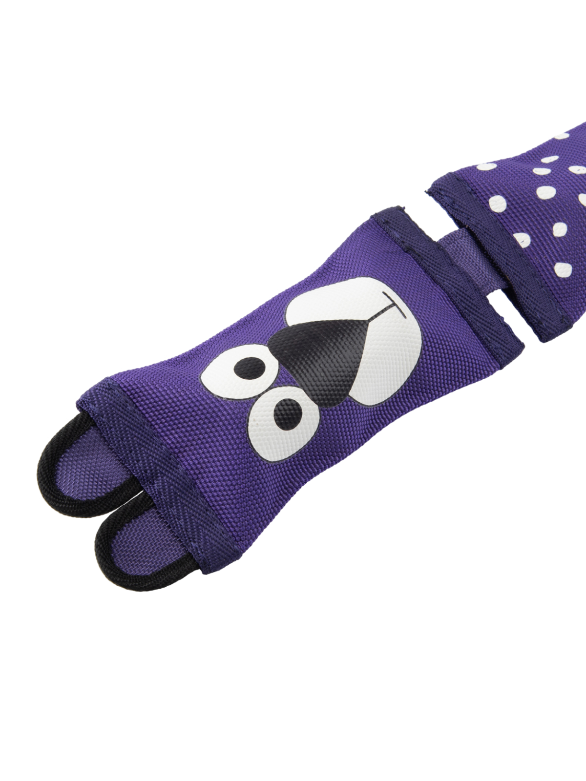 Игрушка Mr.Kranch для собак Медвежонок из пожарного шланга 50 см фиолетовая