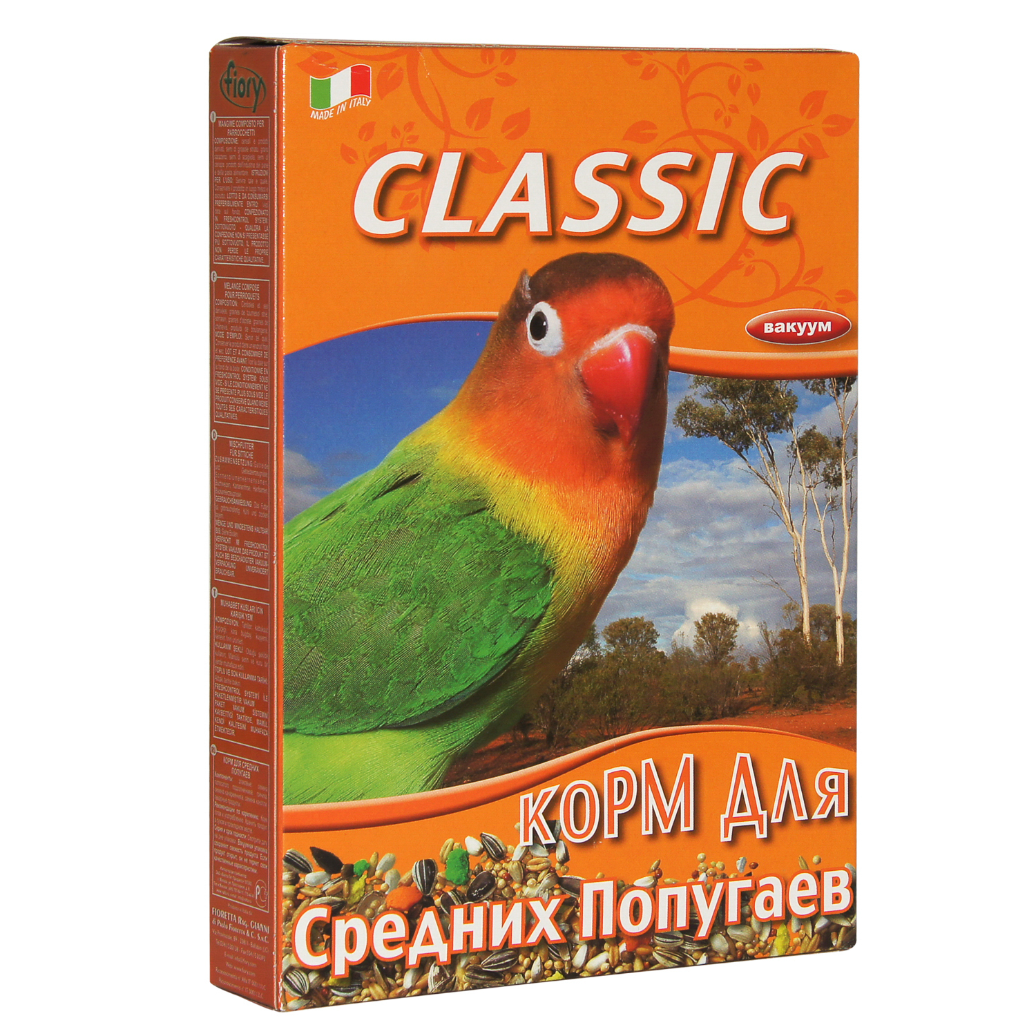 Корм Fiory Classic для средних попугаев 650 г