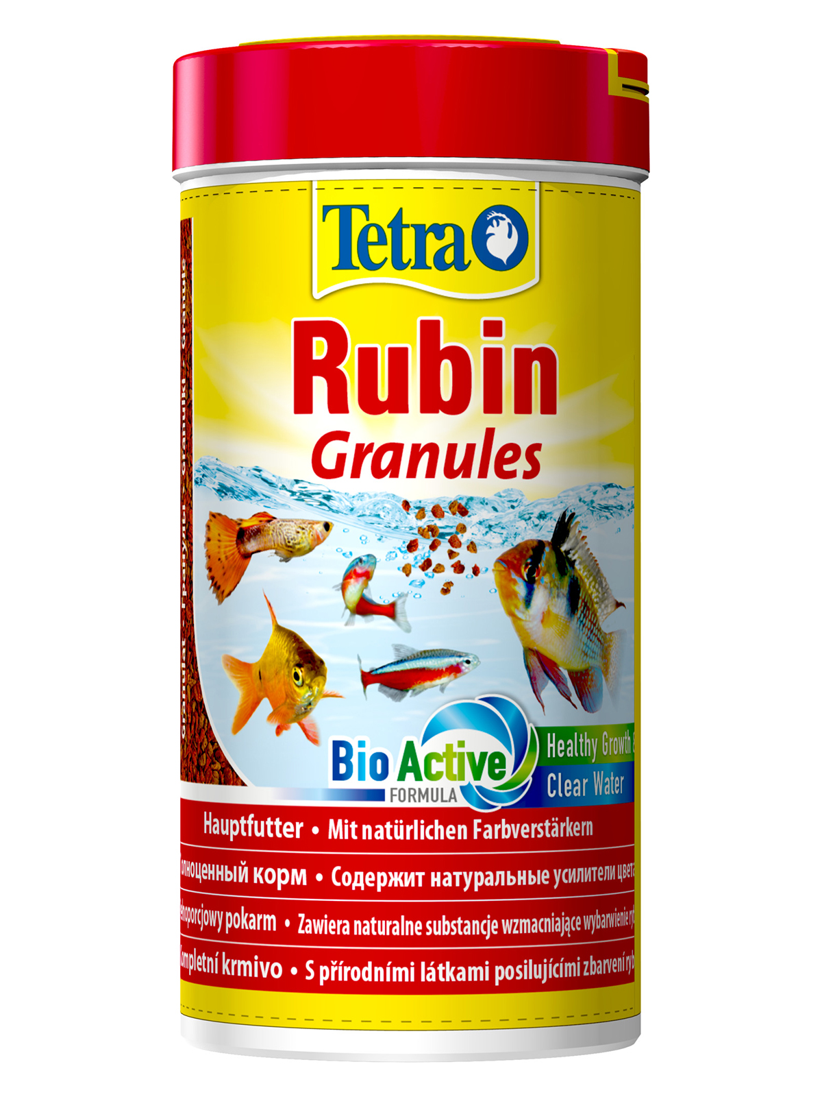 TetraRubin Granules корм в гранулах для улучшения окраса всех видов рыб 250 мл