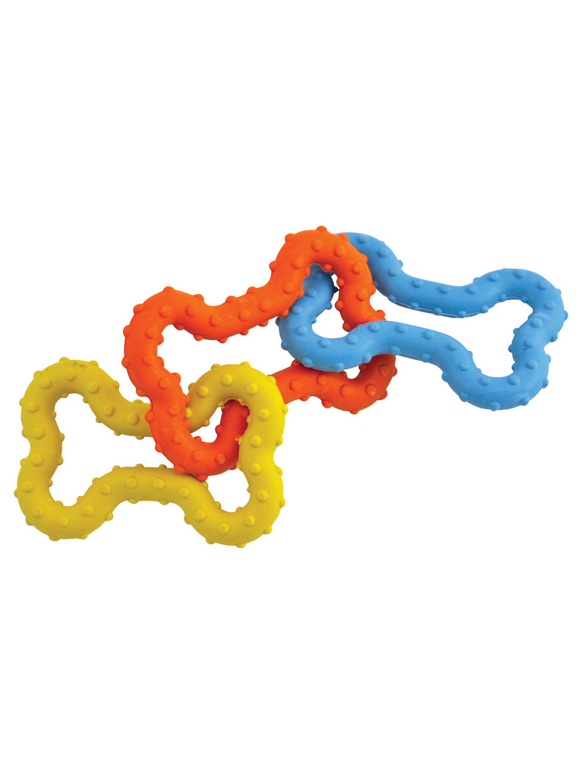Игрушка Petstages "ОРКА Комбо косточки", для собак, 13 см, разноцветные
