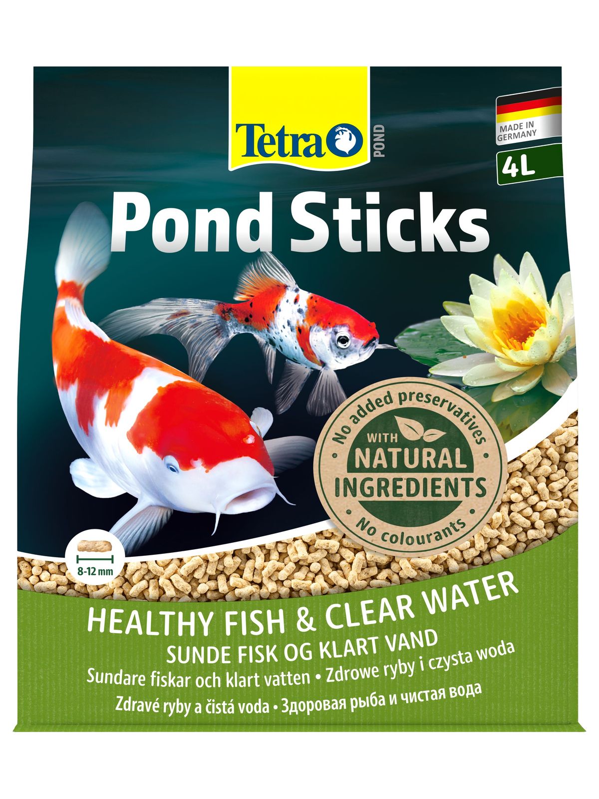 Tetra Pond Sticks корм для прудовых рыб в палочках 4 л