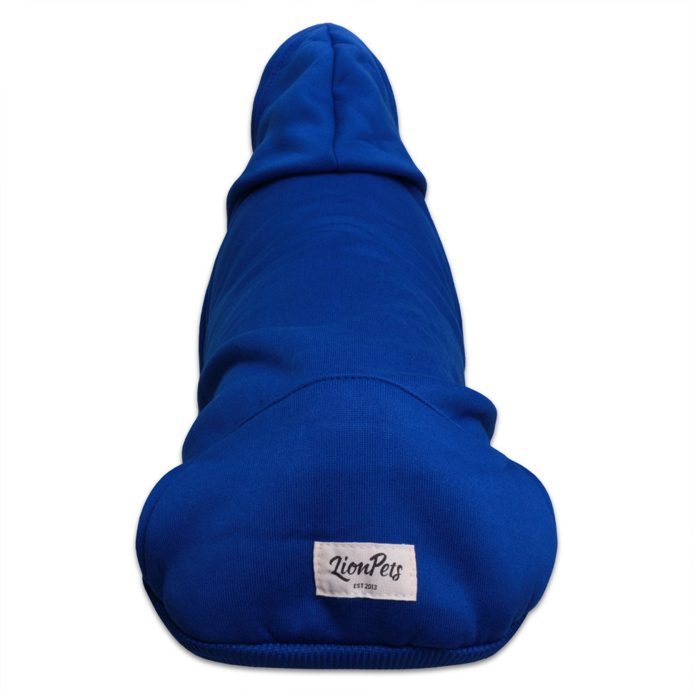 Худи для собак LionPets LPH-52 (Синий) (Размер XS (спинка 16 см))