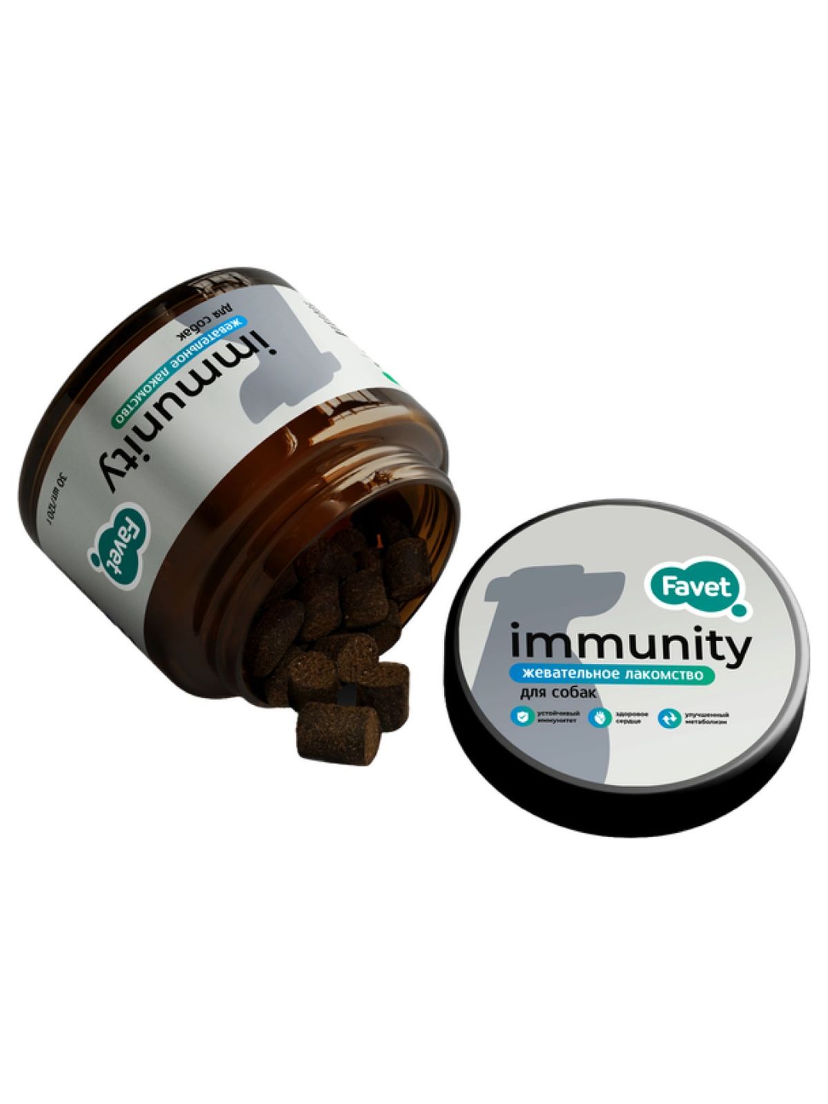 Favet Immunity Функциональное лакомство для иммунитета для собак, 120г