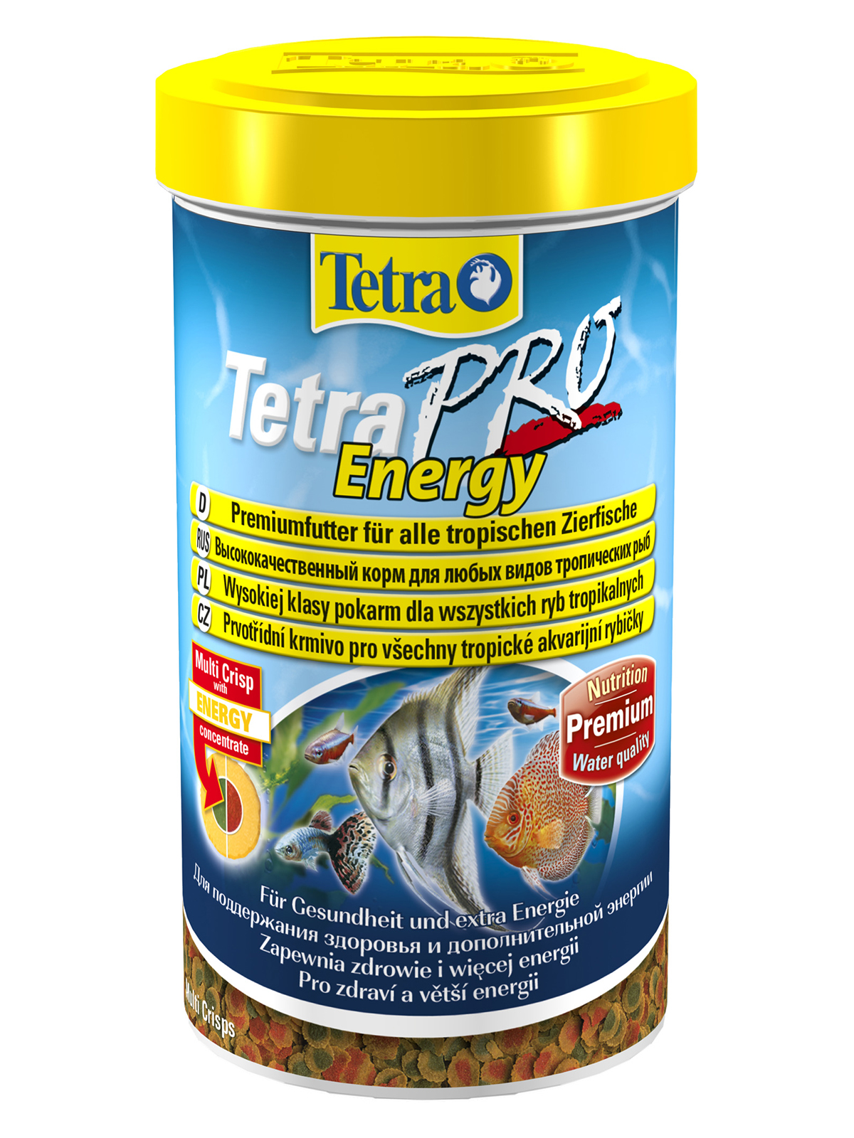 TetraPro Energy Crisps корм-чипсы для всех видов рыб для дополнительной энергии 500 мл