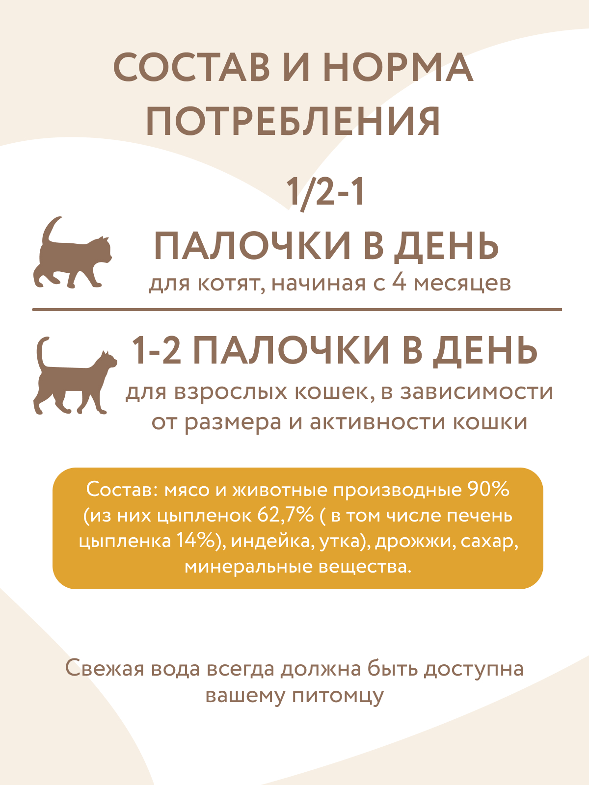 Мнямс Лакомство Лакомые палочки для кошек из цыпленка и печени 3х5 г