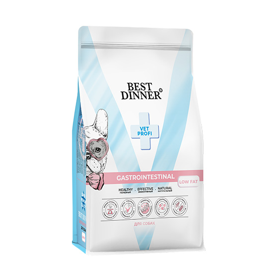 Best Dinner Vet Profi Gastrointestinal Low Fat (Бест Диннер) Сухой корм для собак 2 кг