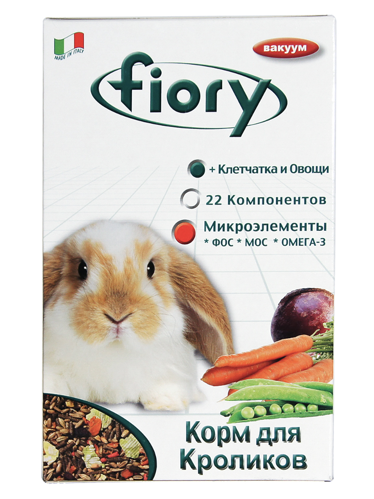 Корм Fiory Karaote для кроликов 850 г