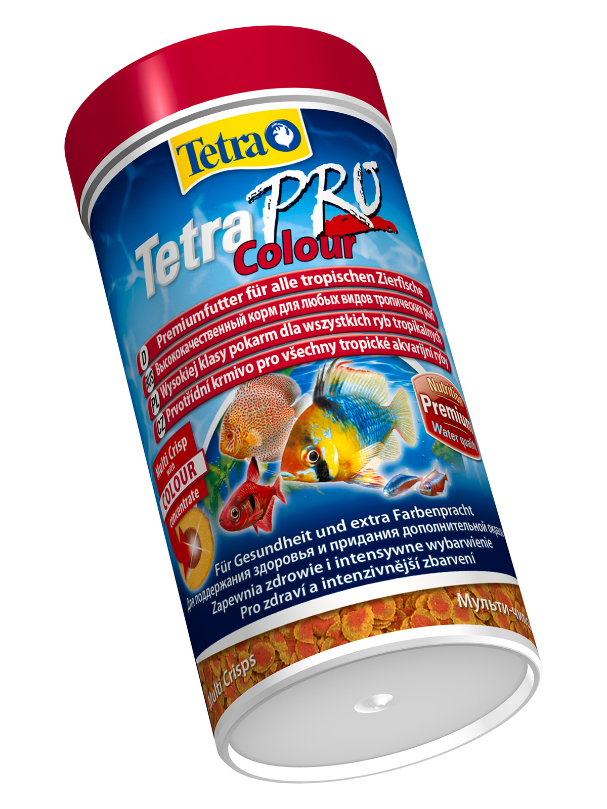 TetraPro Color Crisps корм-чипсы для улучшения окраса всех декоративных рыб 250 мл