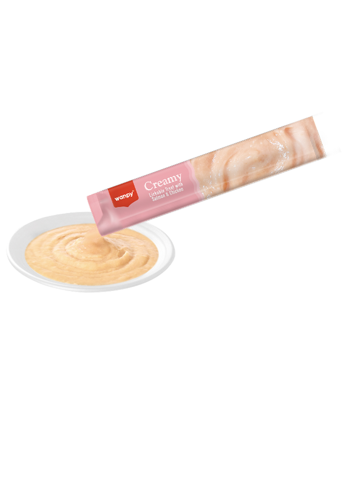 Wanpy Dog Крем лакомство для собак "нежное пюре" из лосося и курицы 70 г