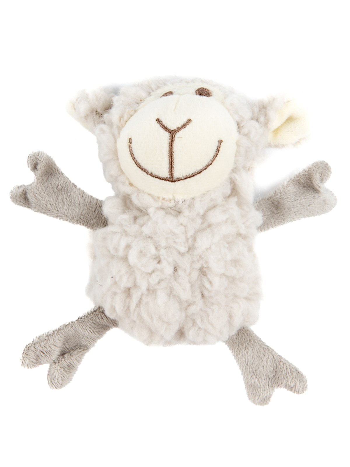 Aromadog Игрушка AROMADOG Senior для собак Овечка кругляш 14 см с пищалкой, серый