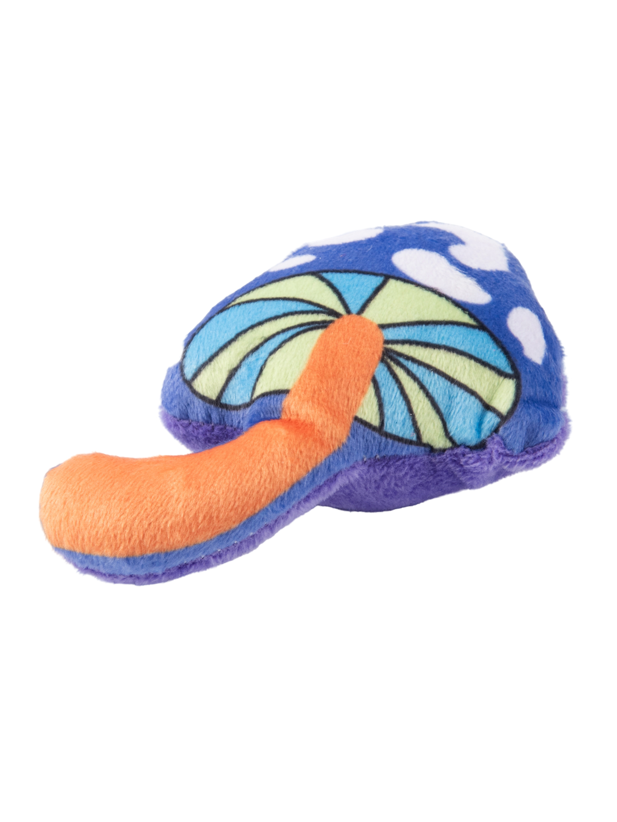 Игрушка Mr.Kranch для кошек Волшебный Грибочек плюшевая с кошачьей мятой 10 см фиолетовая