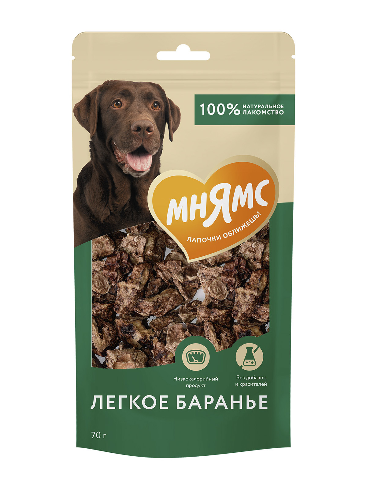 Лакомство Мнямс На каждый день для собак Легкое баранье 70 г