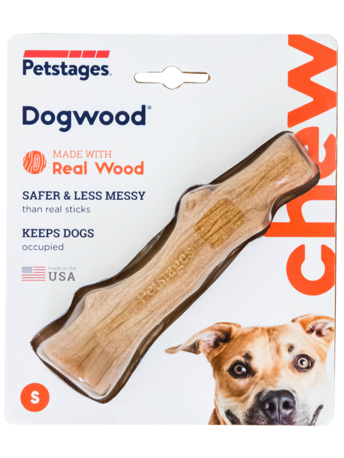 Petstages игрушка для собак Dogwood палочка деревянная 14 см малая