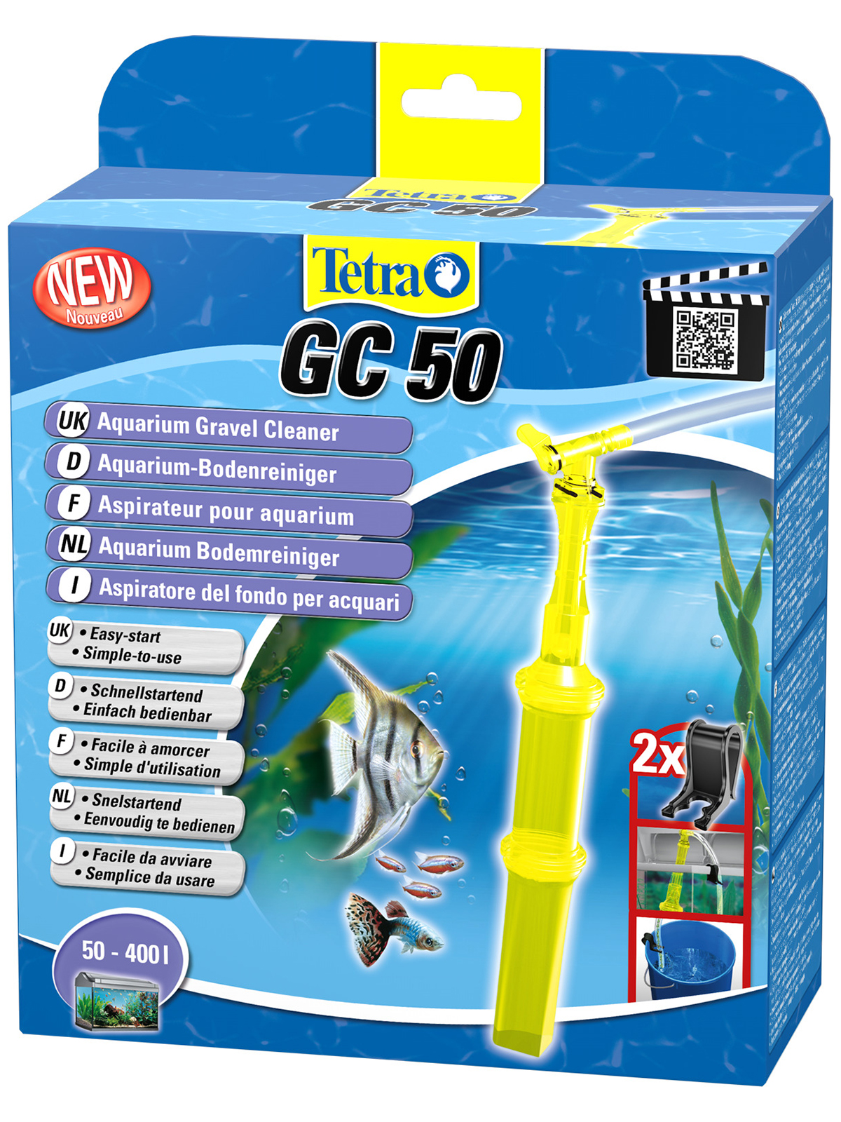 Tetra GC 50 грунтоочиститель (сифон) большой для аквариумов от 50-400 л