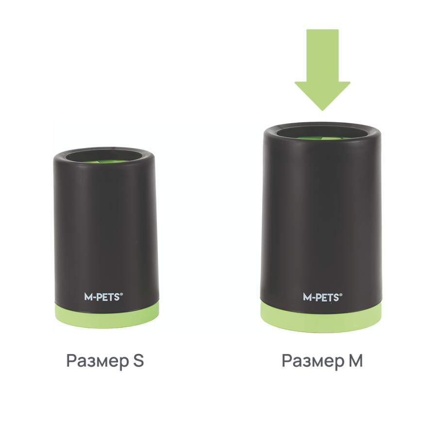 Лапомойка для собак М 9.5 x 9.5 x 15 см Mpets 60103199