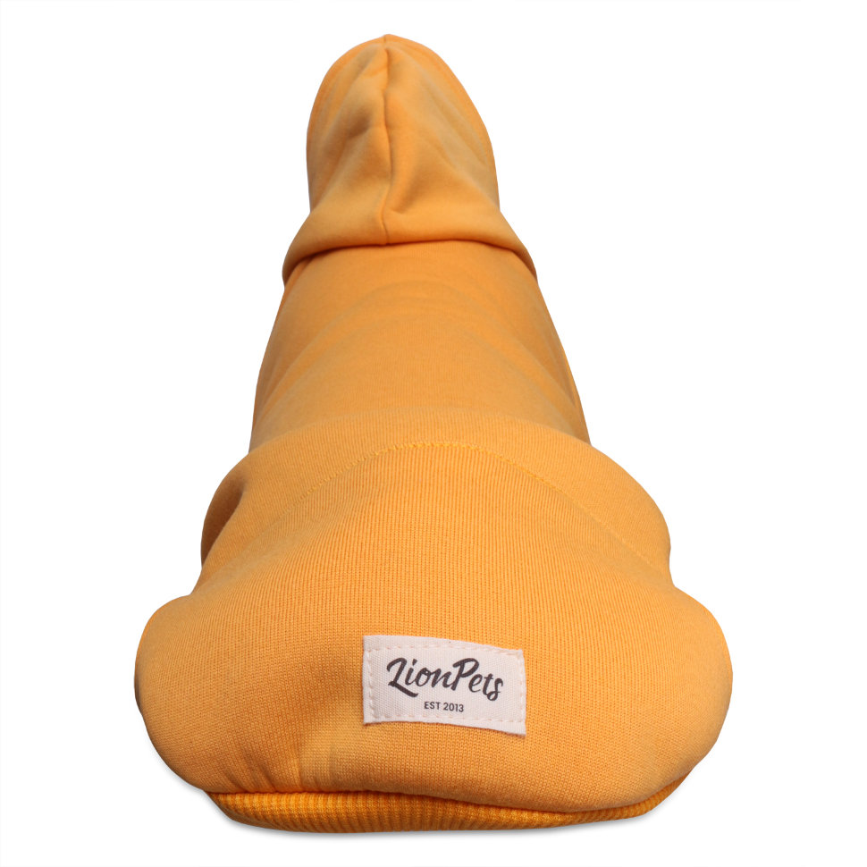 Худи для собак LionPets LPH-53 (Горчичный) (Размер S (спинка 20 см))