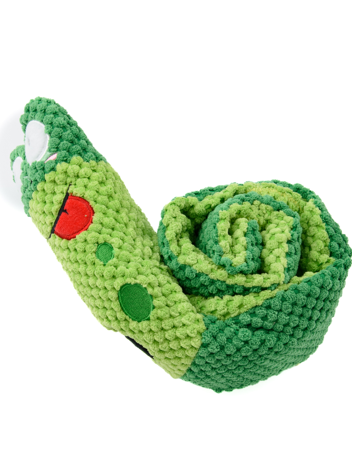 Игрушка Mr.Kranch для собак "Червячок" с карманами под лакомство 70 см зеленая
