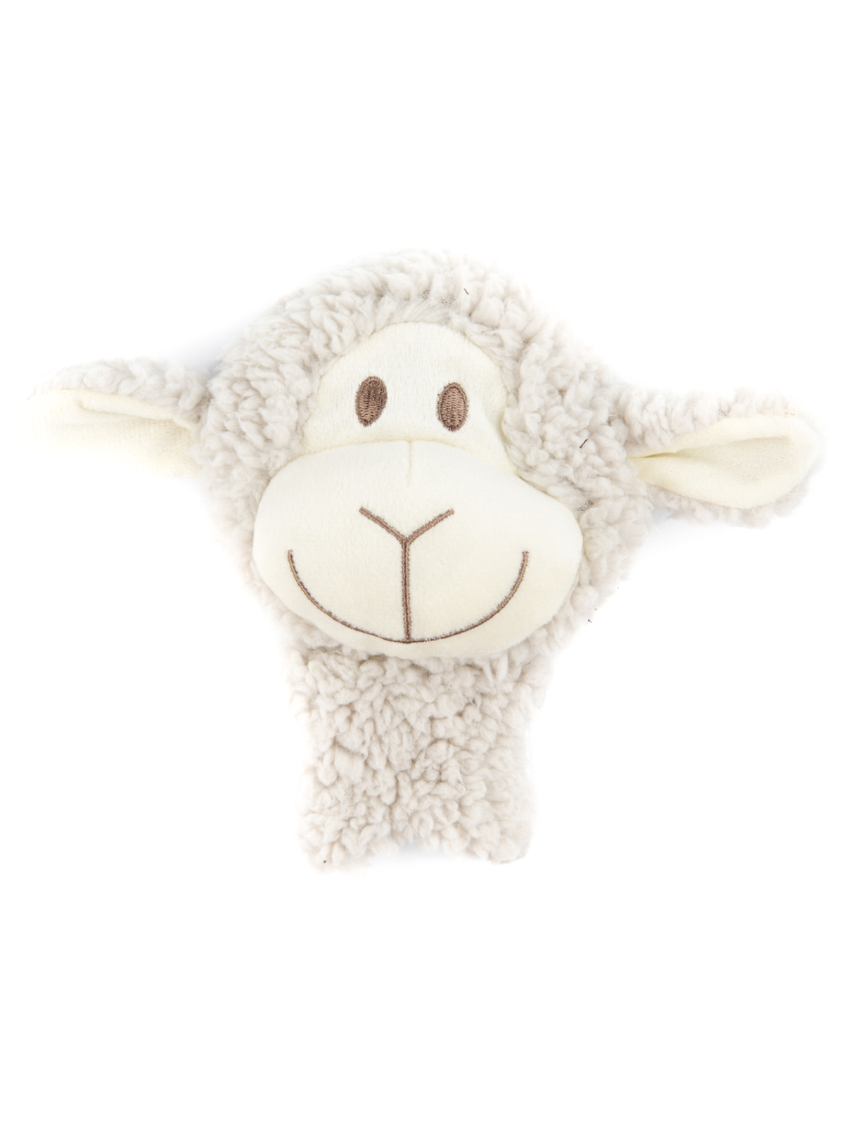 Aromadog Игрушка AROMADOG Senior для собак Овечка BIG HEAD 18 см с пищалкой, серая