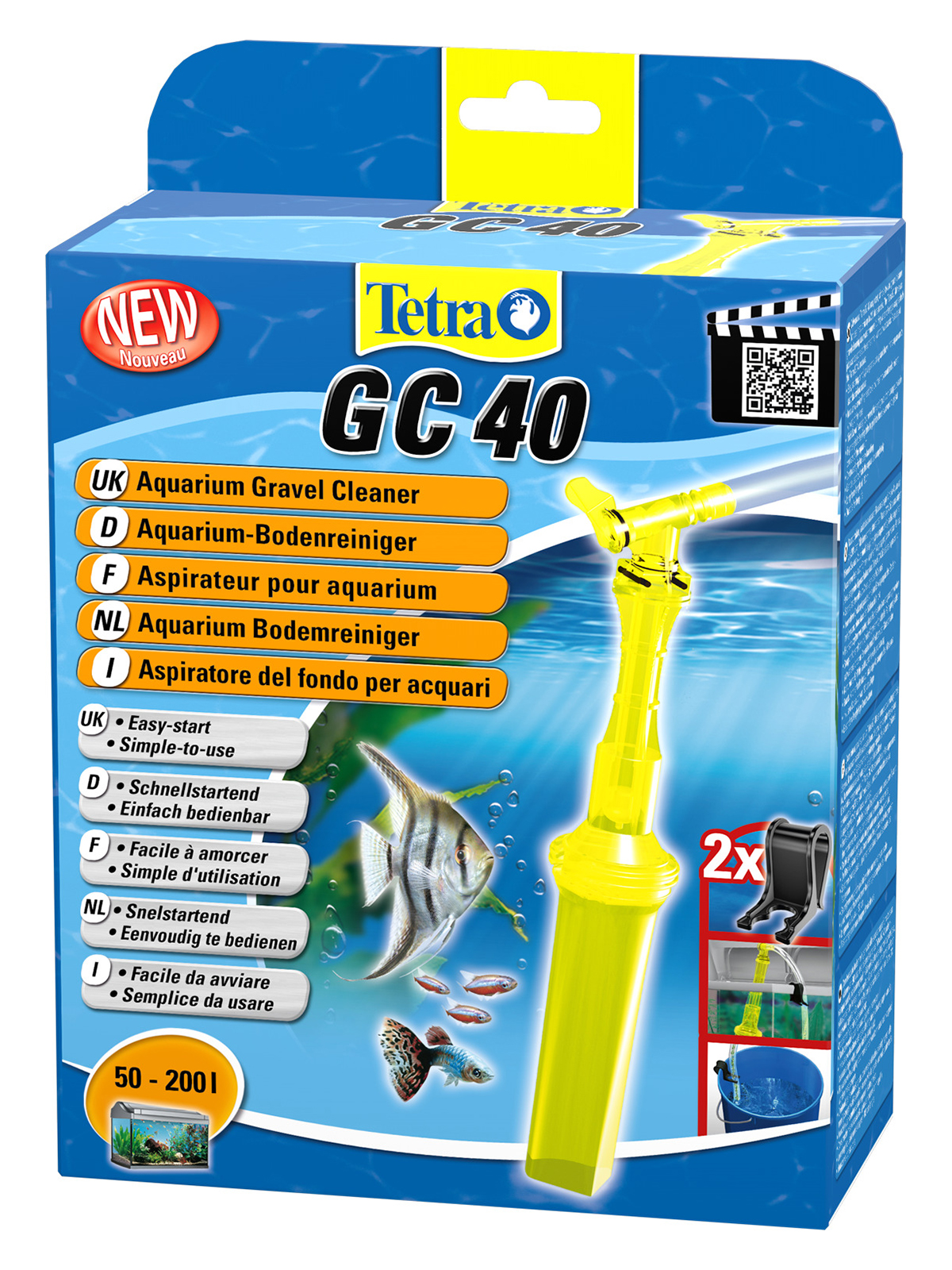 Tetra GC 40 грунтоочиститель (сифон) средний для аквариумов от 50-200 л