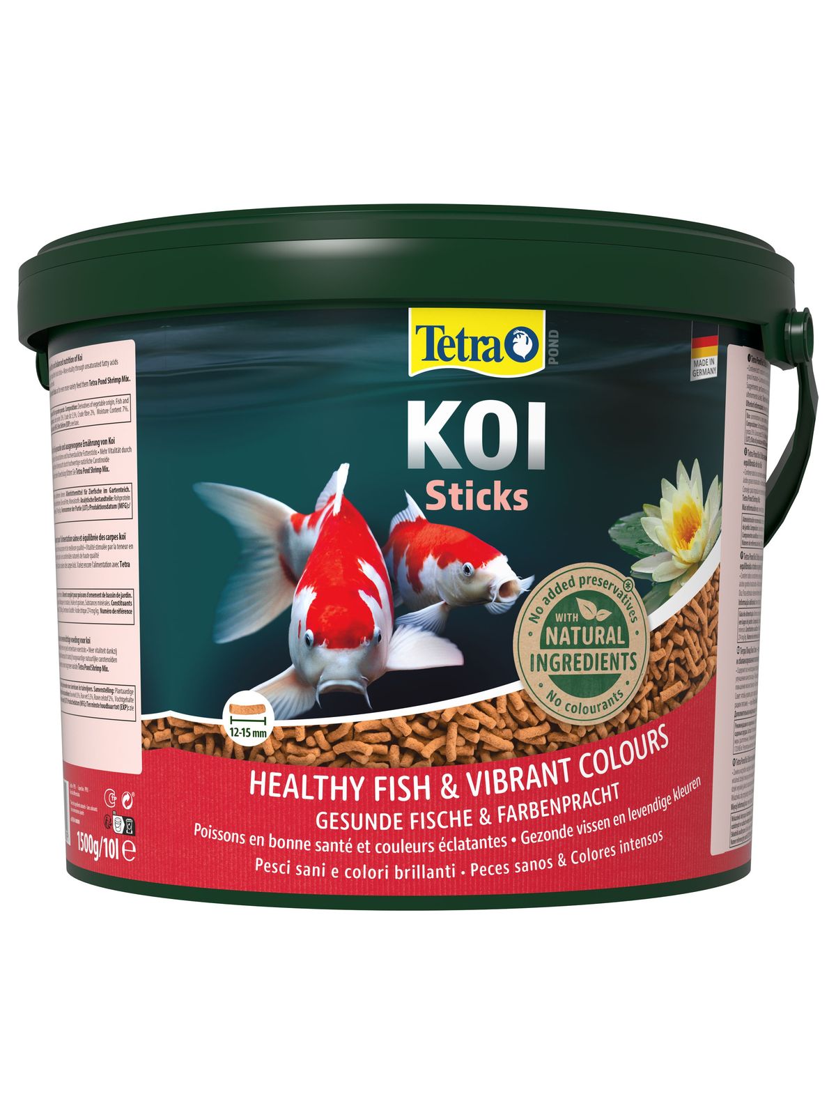 Tetra Pond Koi Sticks основной корм для кои палочки 10 л