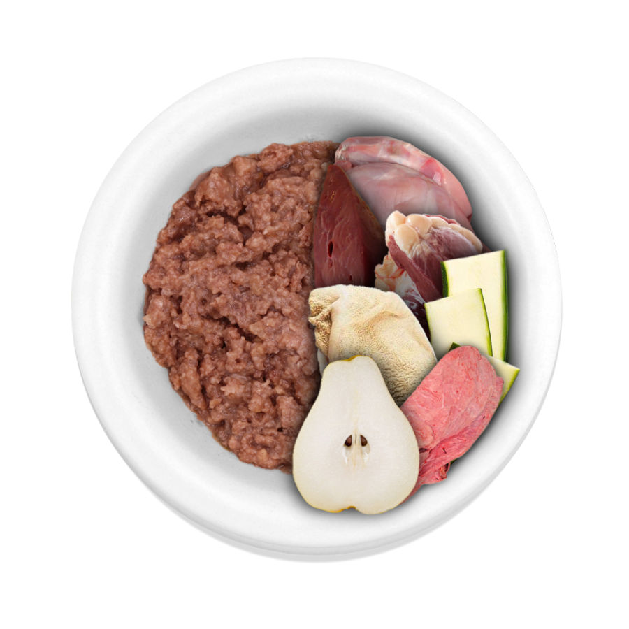 Консервы для собак всех пород с 6 мес. Lucky bits кролик с грушей и цукини, 400 г (Лаки битс)